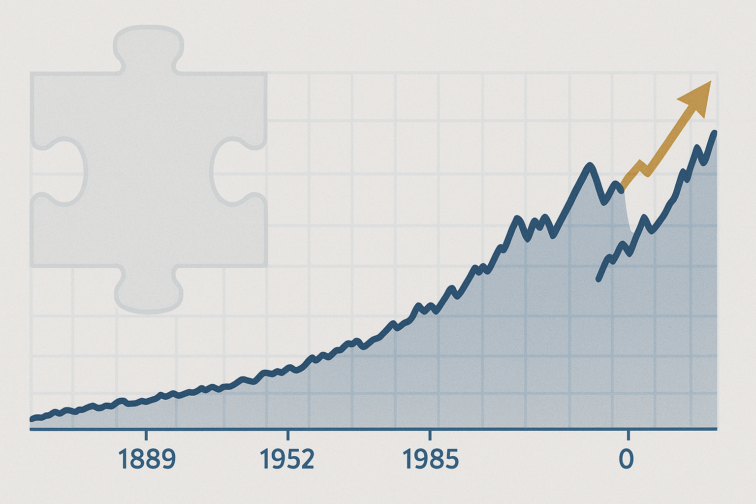 A graph together with a puzzle piece