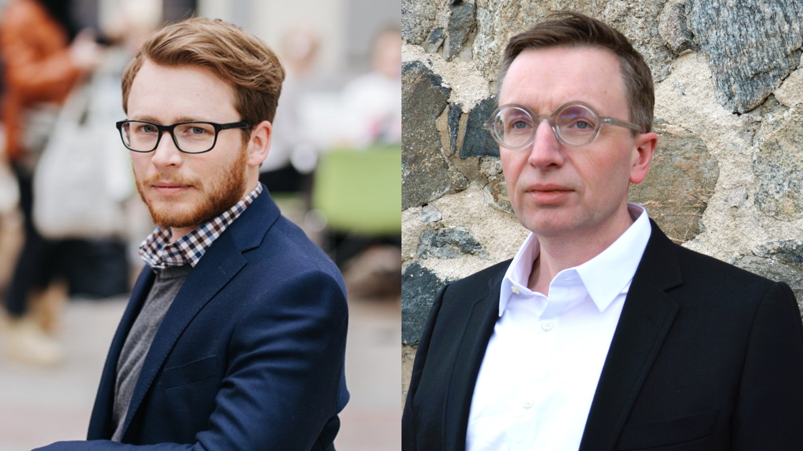 Portrait of Adrien d'Avernas and Jason Crawford