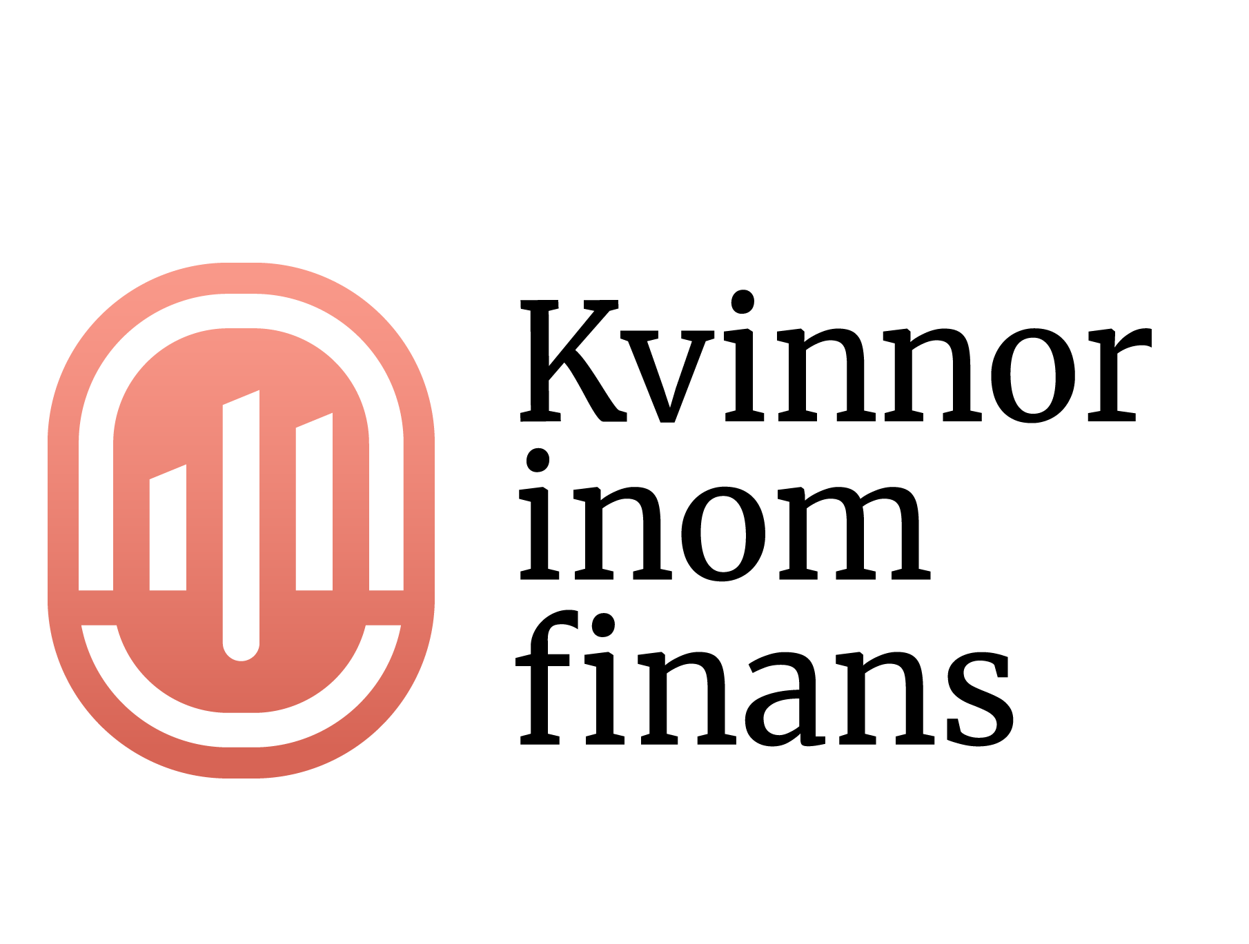 Women in finance logo in Swedish: Kvinnor inom finans