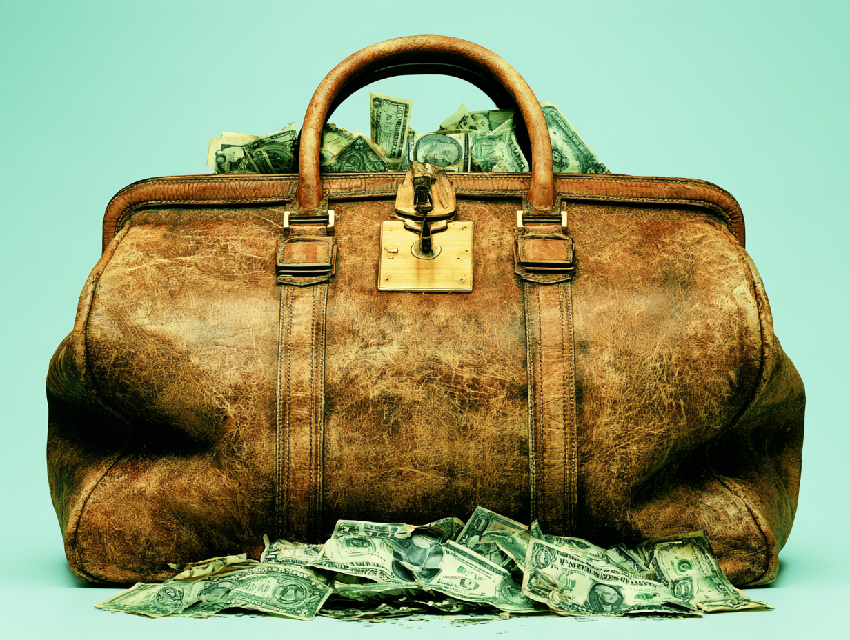 bag with money